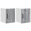 vidaXL Eldh&uacute;s sk&aacute;pur Kalmar 2 pcs Gr&aacute;r Sonoma 30 x 31 x 40 cm
