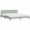 vidaXL R&uacute;m me&eth; D&yacute;nu Dover Lj&oacute;sgr&aacute;r 200x200 cm Flauel