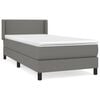 vidaXL H&oacute;lfa&eth; Springr&uacute;m me&eth; D&yacute;nu D&ouml;kkgr&aacute;tt 80x200 cm Tauefni