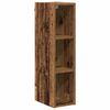 vidaXL Vegghengdur sk&aacute;pur me&eth; geymslu Gamalt timbur 20 x 29,5 x 80 cm