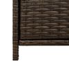 vidaXL Geymsluskápur fyrir Garð Brúnn 83x45x76 cm Pólýrattan