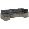 vidaXL S&oacute;fasett me&eth; p&uacute;&eth;i 8 pcs p&oacute;l&yacute;rattan