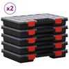 vidaXL H&oacute;lfakassar 10 stk. 34,5x25x5 cm P&oacute;l&yacute;pr&oacute;p&yacute;len