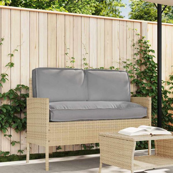 vidaXL P&uacute;&eth;asett 3 pcs Gr&aacute;r Oxford efni