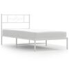 vidaXL R&uacute;mgrind &uacute;r M&aacute;lmi &aacute;n D&yacute;nu me&eth; H&ouml;f&eth;agafli Sv&ouml;rt 180x200 cm