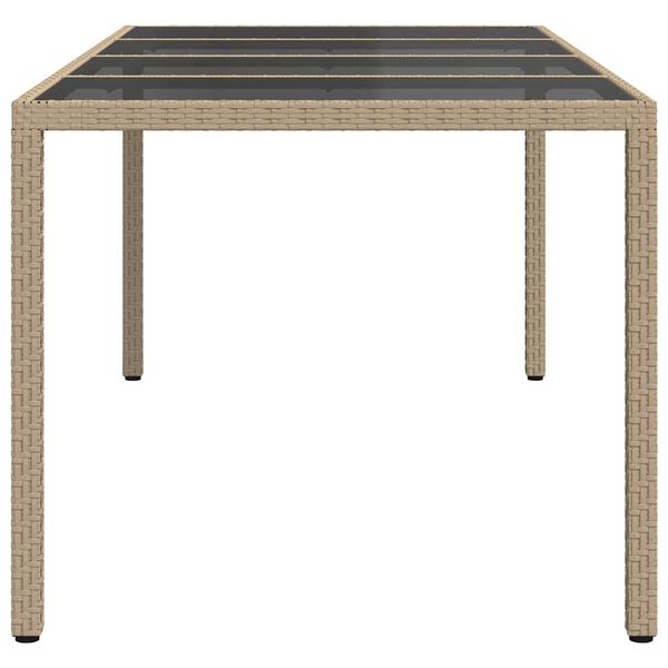 vidaXL Gar&eth;m&aacute;lt&iacute;&eth;arbor&eth; Drapplita&eth;ur 190 x 90 x 75 cm p&oacute;l&yacute;rattan