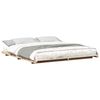 vidaXL Ramsv&iacute;k Br&uacute;nn 180 x 220 cm Solid furuhikk