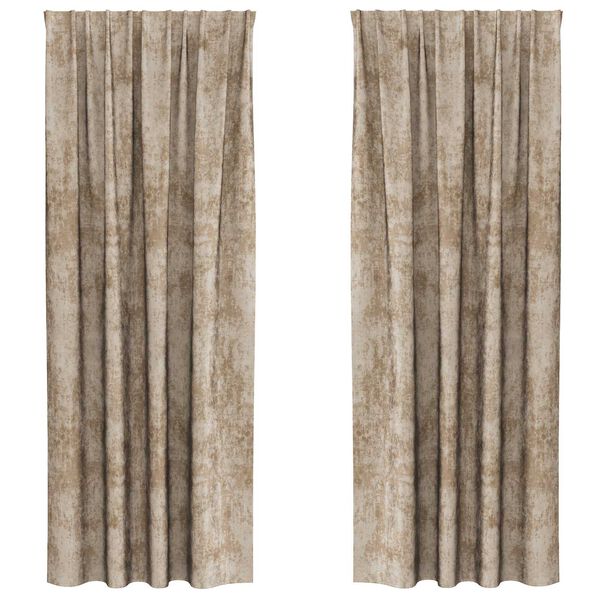 vidaXL Flauels skaut 2 pcs Kampav&iacute;n 245 x 140 cm Flauel