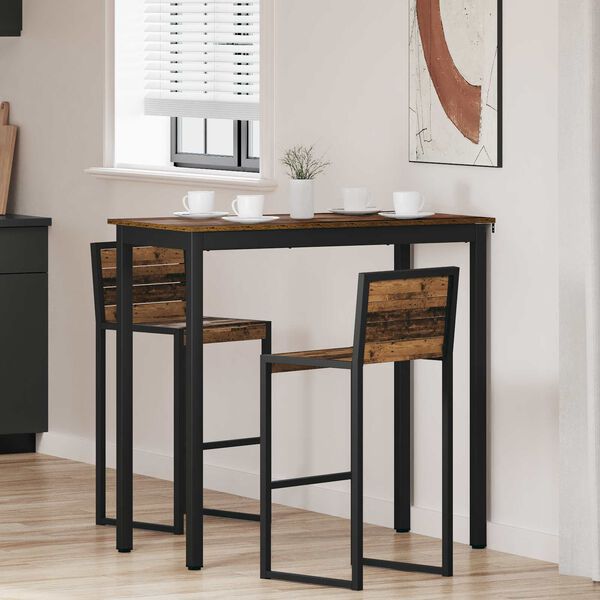 vidaXL Bor&eth;stofubor&eth; Samsettur vi&eth;ur