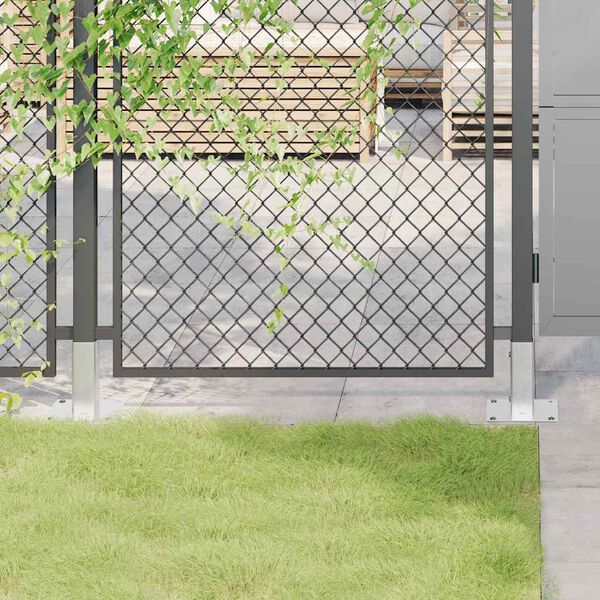 vidaXL Sta&eth;abotnar Ferkanta&eth;ir 12 stk 46x46 mm Galvaniseru&eth;u St&aacute;l