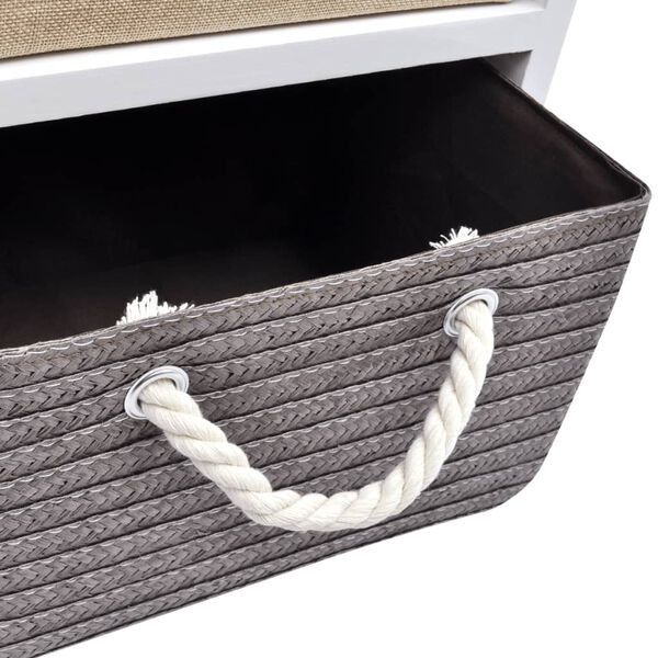 vidaXL Náttborð Viður