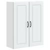 vidaXL Eldh&uacute;s sk&aacute;pur Kalmar Hv&iacute;tt 80 x 31 x 100 cm Samsettur vi&eth;ur