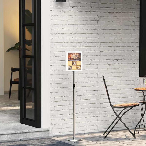 vidaXL S&yacute;ningarskj&aacute;r Silfur 25 x 25 x 125 cm Aluminium