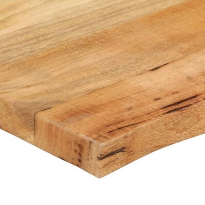 vidaXL Borðplata 100x60x3,8cm Náttúrulegum Brúnum Gegnheill Mangóviður