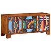vidaXL Sk&oacute;bekkur Hunangsbr&uacute;nn 100 x 35 x 45 cm Acacia Mass&iacute;futr&eacute;