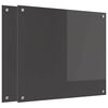 vidaXL Eldh&uacute;sbak 2 pcs D&ouml;kk gr&aacute; 70 x 60 cm hertu&eth; gler