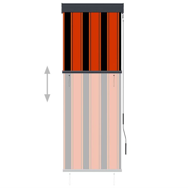 vidaXL &Uacute;tir&uacute;llugard&iacute;na 60x250 cm Appels&iacute;nugul og Br&uacute;n