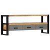 vidaXL Sj&oacute;nvarpssk&aacute;pur 130x30x50 Gegnheill Mang&oacute;vi&eth;ur