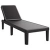 vidaXL S&oacute;lbekkur me&eth; 4 h&aelig;&eth;astillingum 155,5x57x28 cm P&oacute;l&yacute;pr&oacute;p&yacute;len