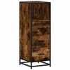 vidaXL ba&eth;herbergissk&aacute;pur Reykt eik 35x37,5x100 cm Hanna&eth;ur vi&eth;ur