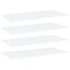 805418 vidaXL Bookshelf Boards 4 pcs White 100x50x1,5 cm Chipboard