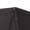 vidaXL Pl&ouml;ntuker 2 pcs Svartur 50 x 50 x 75 cm St&aacute;l