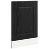 vidaXL Eldh&uacute;s sk&aacute;pur Kalmar Svartur Eik 45 x 1,5 x 67 cm