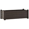 vidaXL H&aelig;kka&eth; Bl&oacute;maker PP Mokkabr&uacute;nt 100x43x35 cm