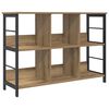vidaXL Hilla Artisan Eik 102 x 32 x 72,5 cm Samsettur vi&eth;ur