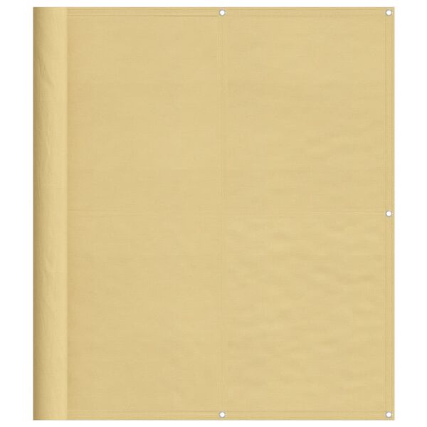 vidaXL Svalaskilr&uacute;m Sandlita&eth; 120x800 cm 100% P&oacute;l&yacute;ester Oxford