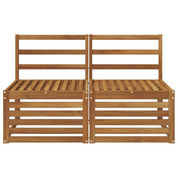 vidaXL 2 Stykki &Uacute;tis&oacute;fi &iacute; mi&eth;junni Hrein akas&iacute;utr&eacute; N&aacute;tt&uacute;rulegur