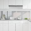 vidaXL Eldh&uacute;s Backsplash 2 pcs Lj&oacute;sgr&aacute;r 90 x 50 cm hertu&eth; gler