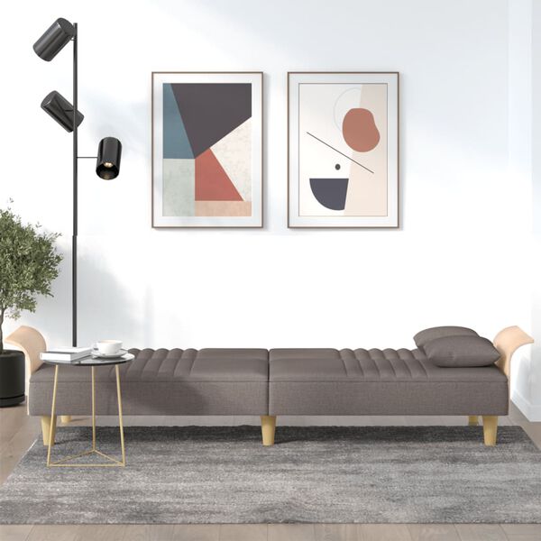 vidaXL Svefns&oacute;fi me&eth; &Ouml;rmum M&oacute;gr&aacute;tt &Aacute;kl&aelig;&eth;i