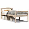 vidaXL R&uacute;mgrind fyrir Aldra&eth;a m/ H&ouml;fu&eth;gafli 75x190 cm Gegnheill Fura
