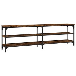 vidaXL Sj&oacute;nvarpssk&aacute;pur Reyklitu&eth; Eik 160x30x50 cm Samsettur Vi&eth;ur