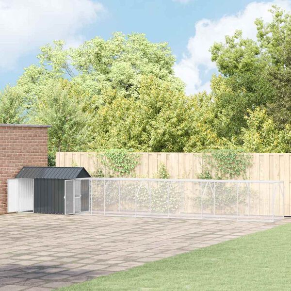 vidaXL Fuglafeiti Antras&iacute;t 821,5 x 111 x 142 cm Galvaniserad st&aacute;l