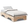 vidaXL R&uacute;mgrind Engin d&yacute;na Staflanlegur 75x190 cm Solid Wood