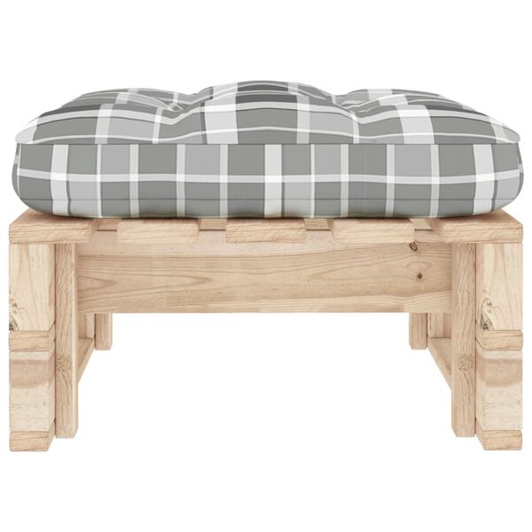 vidaXL Gar&eth;skemill &uacute;r Brettum Gegndreyptur Furuvi&eth;ur