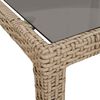 vidaXL Gar&eth;m&aacute;lt&iacute;&eth;arbor&eth; Drapplita&eth;ur 190 x 90 x 75 cm p&oacute;l&yacute;rattan