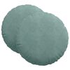 vidaXL Setjp&uacute;&eth;ar 2 pcs Sj&oacute;gr&aelig;nn &Oslash; 40 x 13 cm Flauel
