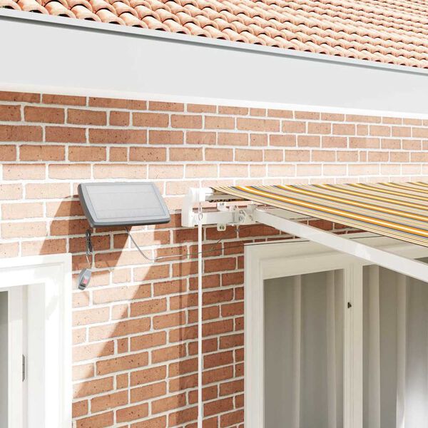 vidaXL H&aelig;gt a&eth; draga saman skyggni Marglitur 300 x 250 cm Efni og st&aacute;l