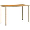 vidaXL Gar&eth;bor&eth; me&eth; Akas&iacute;uvi&eth;arpl&ouml;tu Drappa&eth;ar 115x54x74 cm P&oacute;l&yacute;rattan