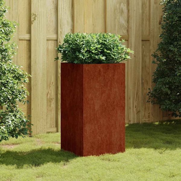 vidaXL Gr&oacute;&eth;urker 40x40x80 cm Corten St&aacute;l