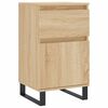 vidaXL Skenkur Sonoma Eik 40x35x70 cm Samsettur Vi&eth;ur