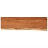 vidaXL Bor&eth;plata 140x40x3,8cm R&eacute;tthyrnd Gegnheil Akas&iacute;a N&aacute;tt&uacute;rul. Br&uacute;n