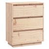 vidaXL Skenkur 60x34x75 cm Gegnheil Fura