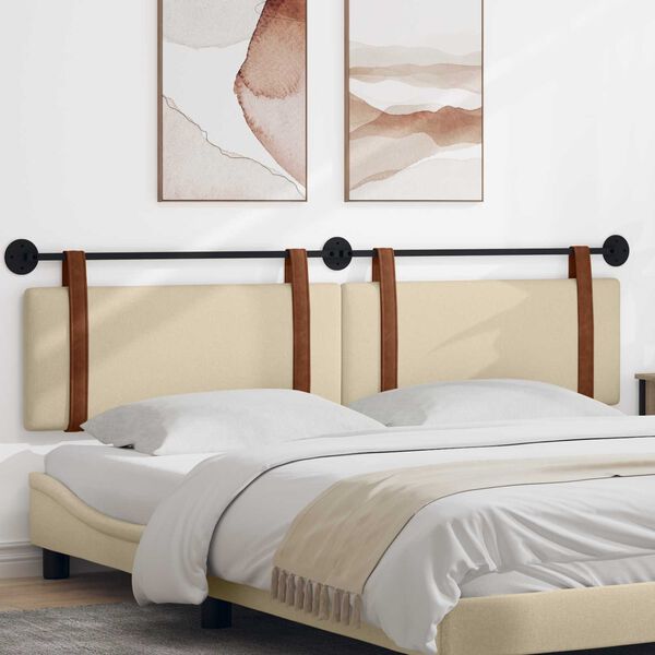 vidaXL Hengisk&aacute;li Vegghengt Einlita Rj&oacute;malitur 210 x 55 x 5 cm Forn PU