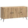 vidaXL Sj&oacute;nvarpssk&aacute;pur Handverkseik 99 x 34,5 x 50 cm Samsettur vi&eth;ur