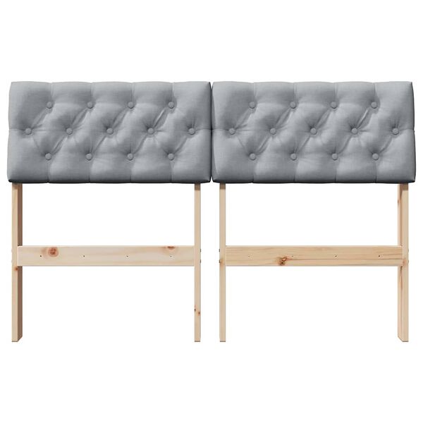 vidaXL B&oacute;lstru&eth; r&uacute;mgafl Lj&oacute;sgr&aacute;r 120 cm Solid furuhikk