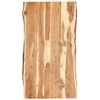 vidaXL Bor&eth;plata Gegnheill Akas&iacute;uvi&eth;ur 118x(50-60)x3,8 cm